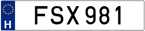 Truck License Plate